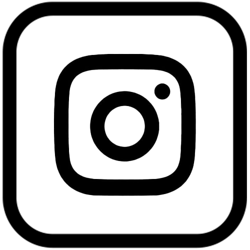 instagram badge in black color